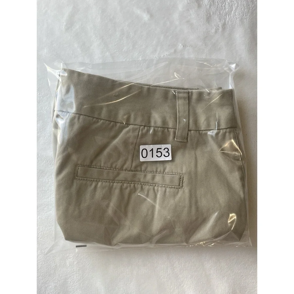 Merona‎ 100% Cotton Size 12 Women's Khaki Fit 1 Zip Shorts Shortie